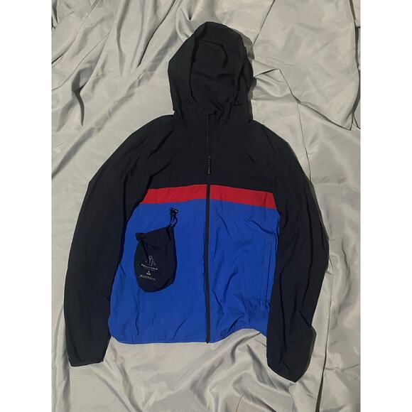 J.W. Anderson x Uniqlo Color Block Pocketable Full Zip Windbreaker Parka Jacket - Picture 1 of 9